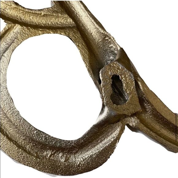 “Brave” solid metal gold painted sign *room decor* - Picture 3 of 3